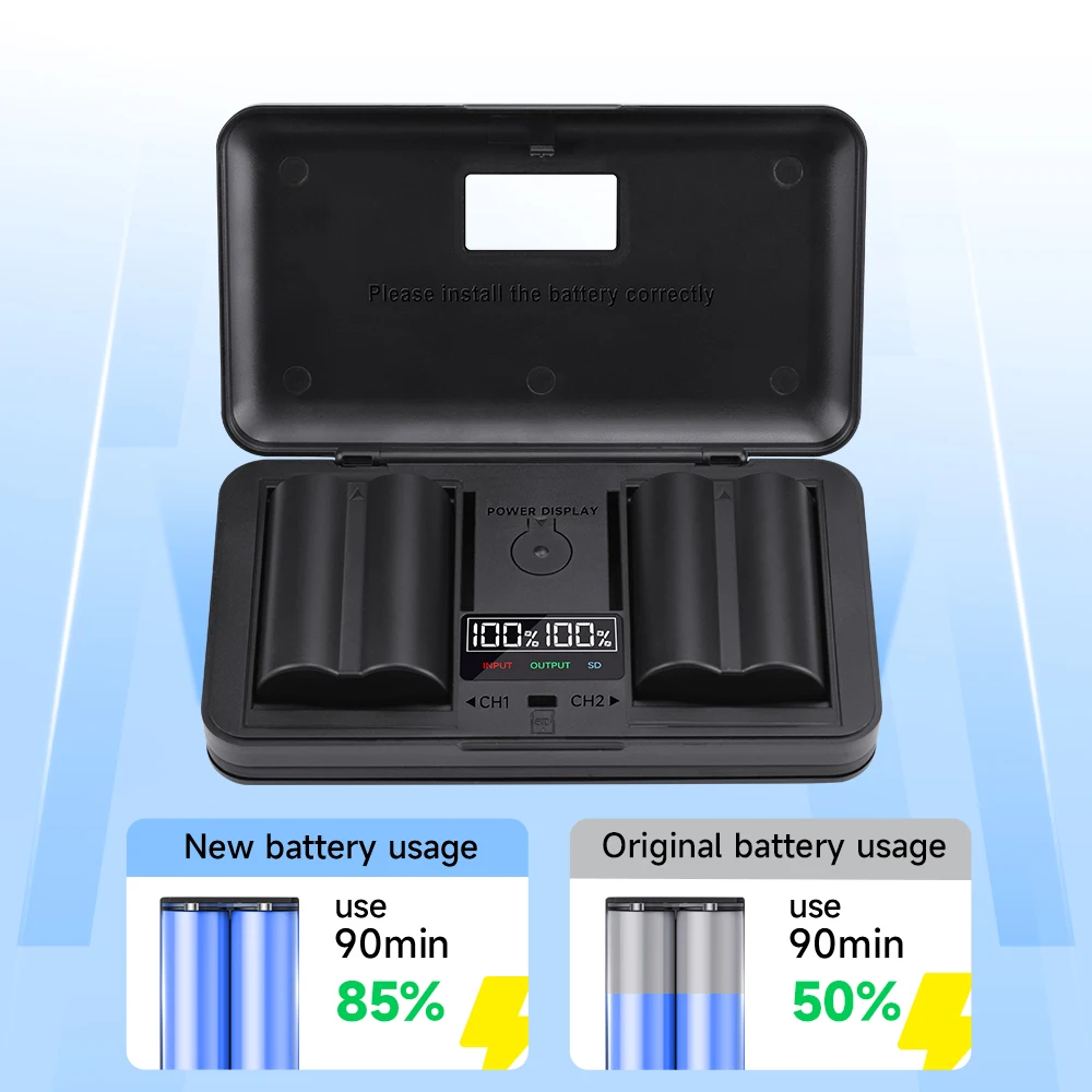 NPW235 NP-W235 NP W235 Battery +LCD USB Storage Case Charger For Fujifilm Fuji X-T4 XT4 GFX100S X-H2S XH2S GFX50SII