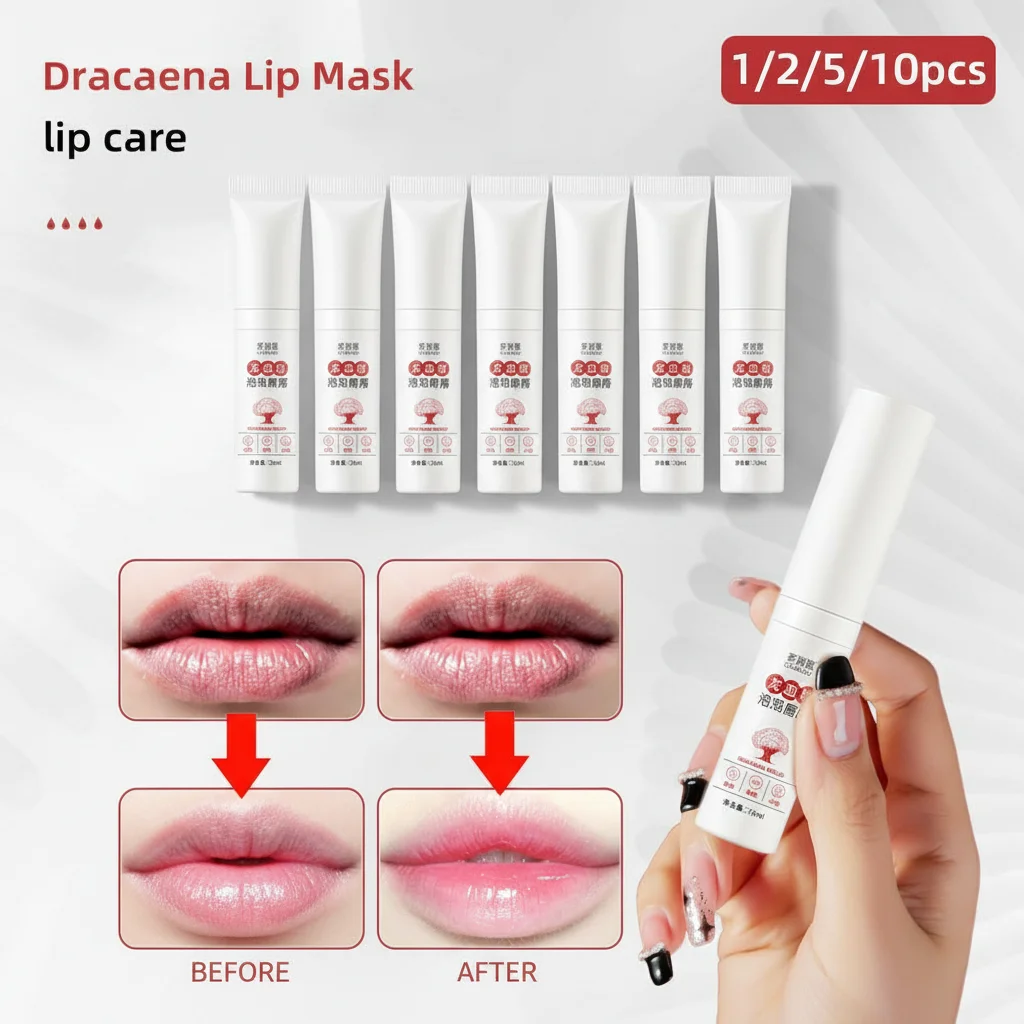 Dragon Blood Tree Bubble Lip Mask Gentle Exfoliating Scrub Moisturizing Lip Care Improves Lip Lines Removes Dead Skin
