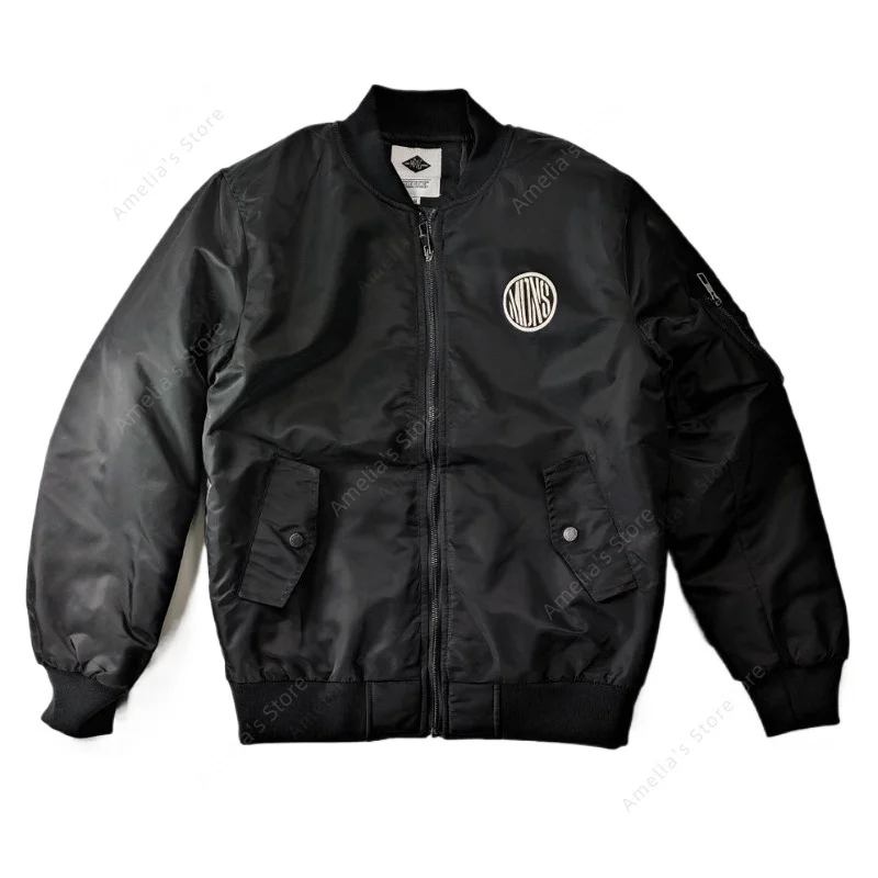 Men's MA-1 Flight Jacket Vintage Military Bomber Jacket Windbreaker Streetwear Baseball Uniform Hip Hop Coat Spring Autumn