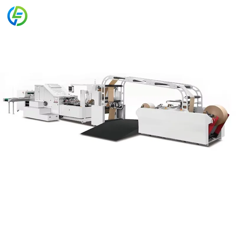 Customized Cheap Paper Coffee Bags Sealing Machine v Cut Die Cutting Automatic Paper Bag Machine view 4