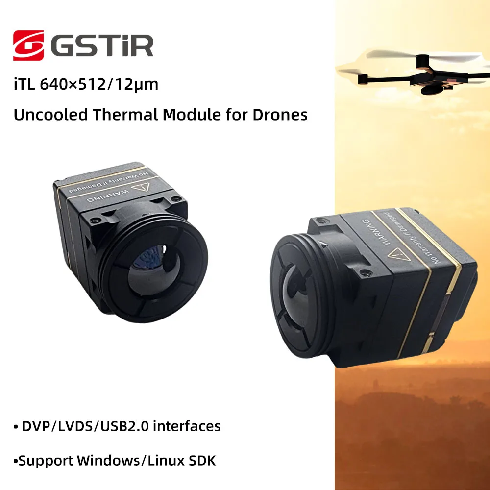WuHan Global Sensor Technology Original Custom OEM ODM Infrared Camera 25mm Lens RAW Output DIY FPV RC Toy Gimbal Enterprise RTK