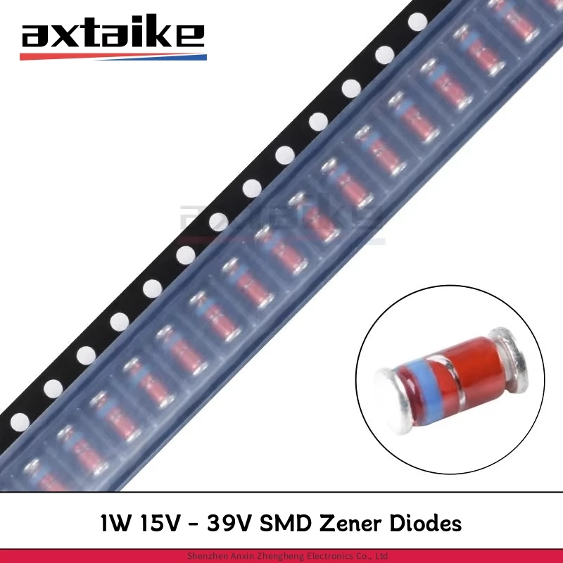 

50PCS 1W SMD Zener Diodes LL-41 ZM4748A ZM4750A ZM4751A ZM4752A ZM4753A ZM4754A 15V 16V 18V 20V 22V 24V 27V 30V 33V 36V 39V
