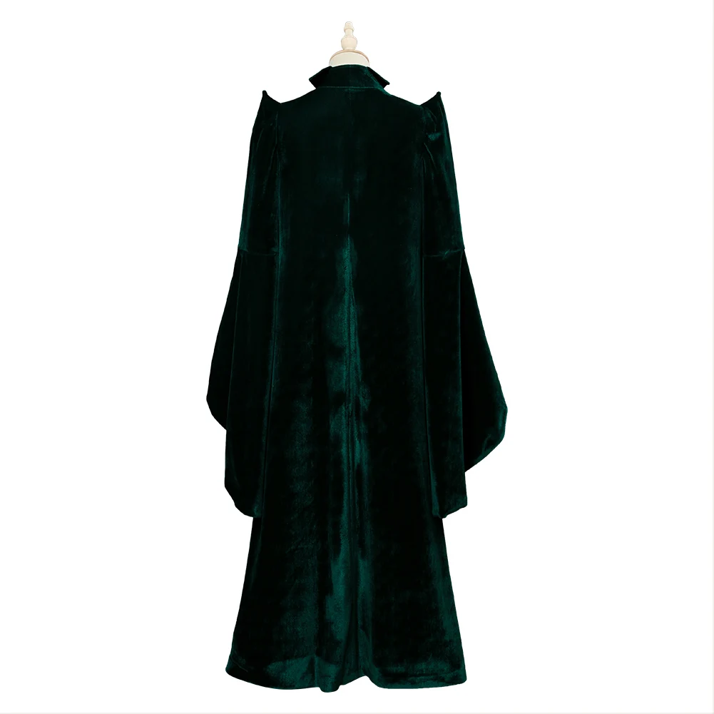 McGonagall Cosplay Costume para Mulheres, Dr. Robe, Vestido, Manto, Chapéu, Varinha Mágica, Roupa, Halloween, Carnaval, Fato de festa, Robe, Adulto, Crianças