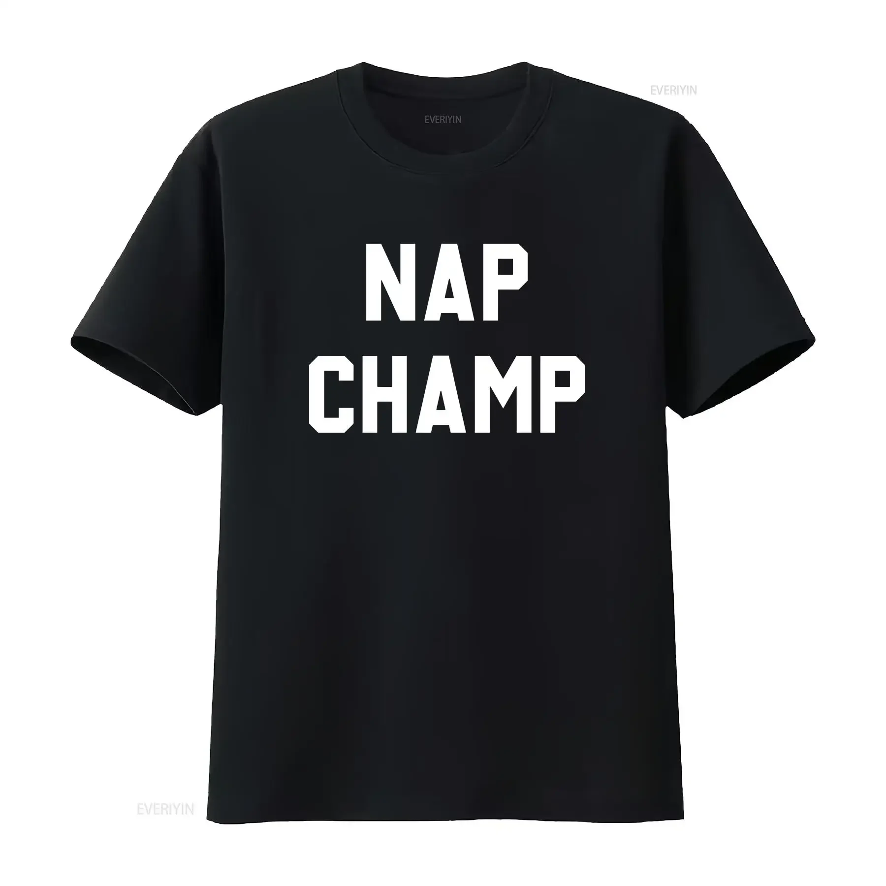 Nap Champ Napping T Shirt Lover for Him Funny vintage Washed fashion Casual Soft graphic designer clothes Breathable streetwear