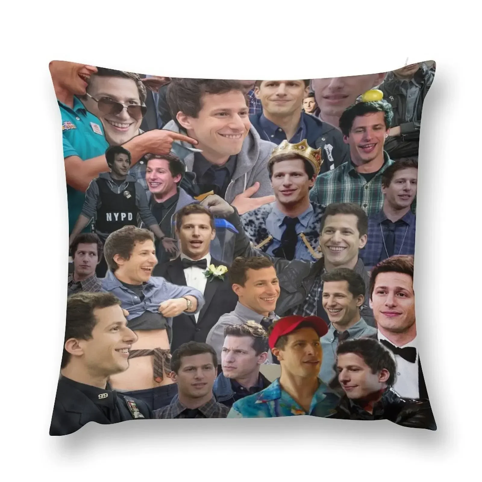 

Jake Peralta Collage Throw Pillow Throw Pillow Cushions Cover Sofa Cushions Covers Decorative Pillow Covers For Sofa