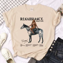 Beyonce top women designer harajuku comic t shirt female anime clothes