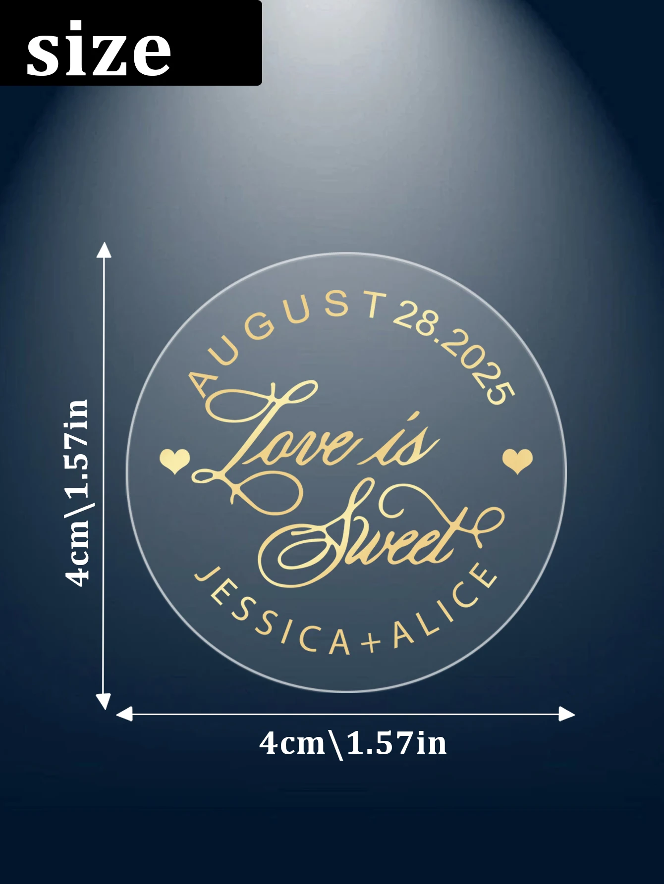 30-240 Buah Stiker Hot Stampin - Personalised Candle Label ulasan dan harga