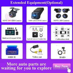 Calibration Cloth Tempered Film For Car Radio Player Android DAB+DVR TPMS CARPLAY OBD SONY 360 Camera