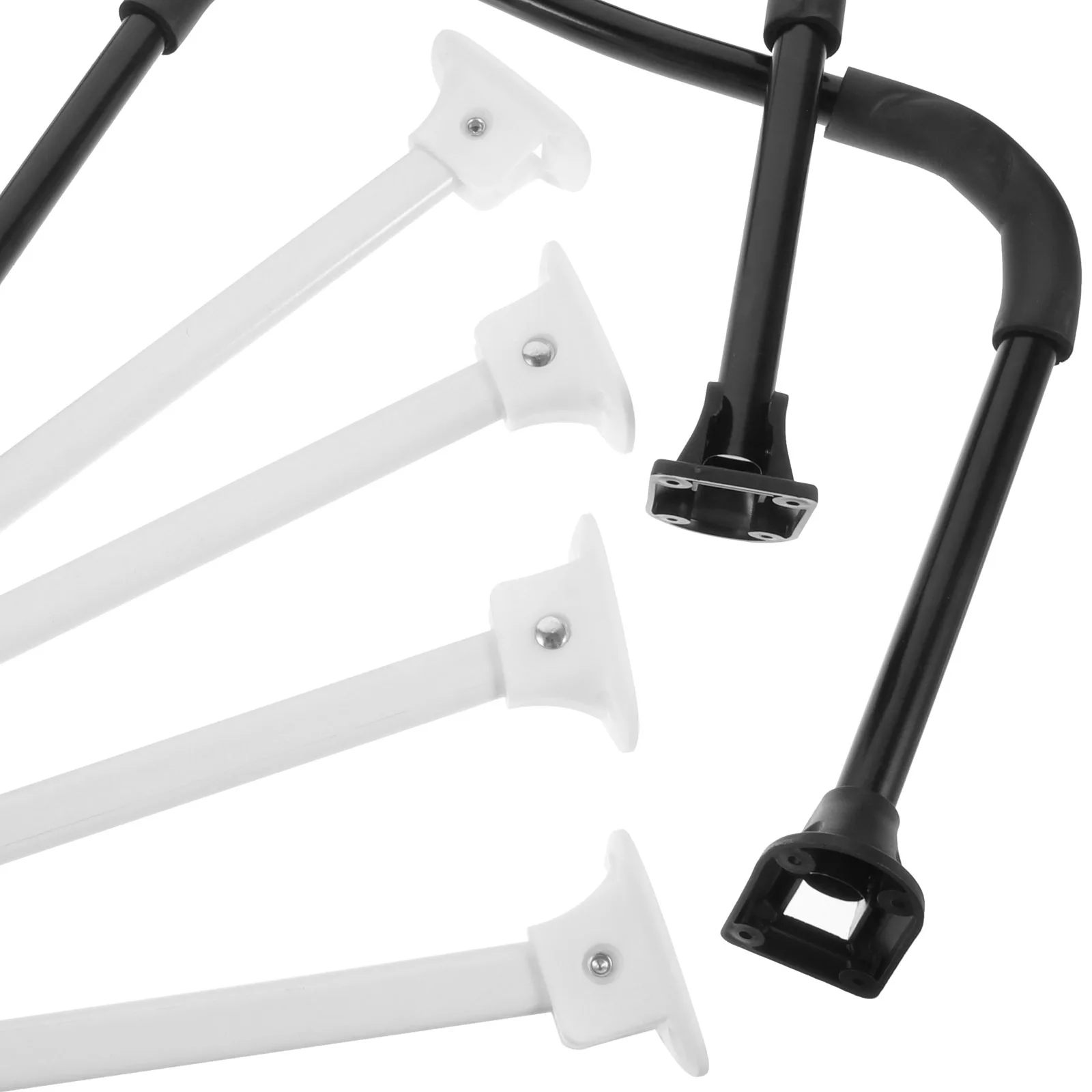 

1 Set U Shape Foldable Metal Iron Abs Heavy Duty For Diy Furniture Repair Space Saving Folding Table Metal Furniture Legs U