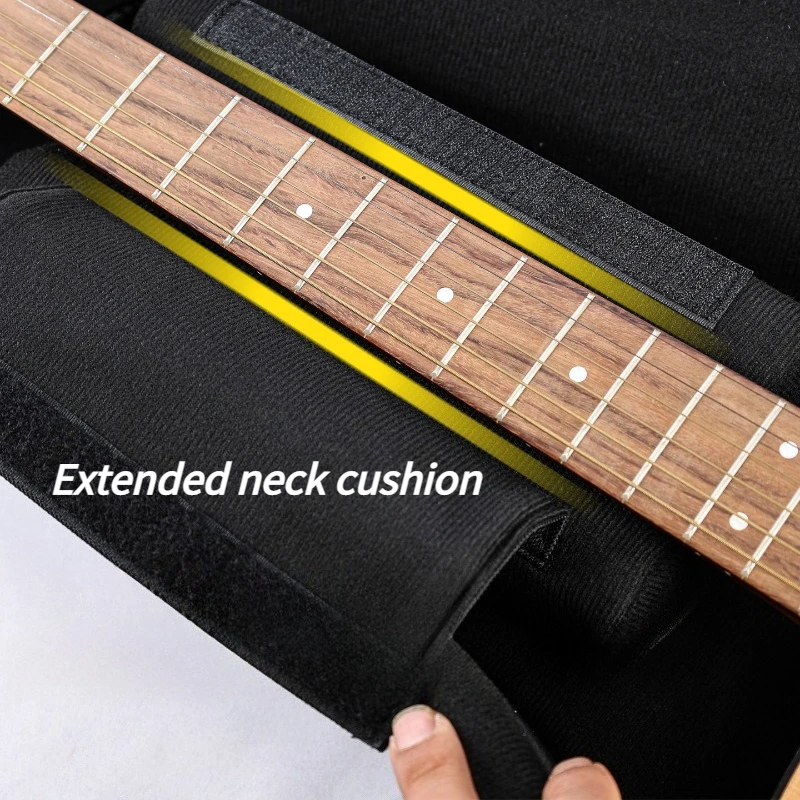 39-41 Inch Guitar Backpack Thickened Waterproof Guitar Box Double Shoulder Storage Bag Portable Carrying Musical Instrument Case - view 4