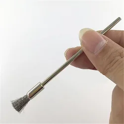 FATUBE Short Cleaning Brush Wire brush Cleaning Tool cleaners for Steel wire carbon cleaning brush coil core Accessories