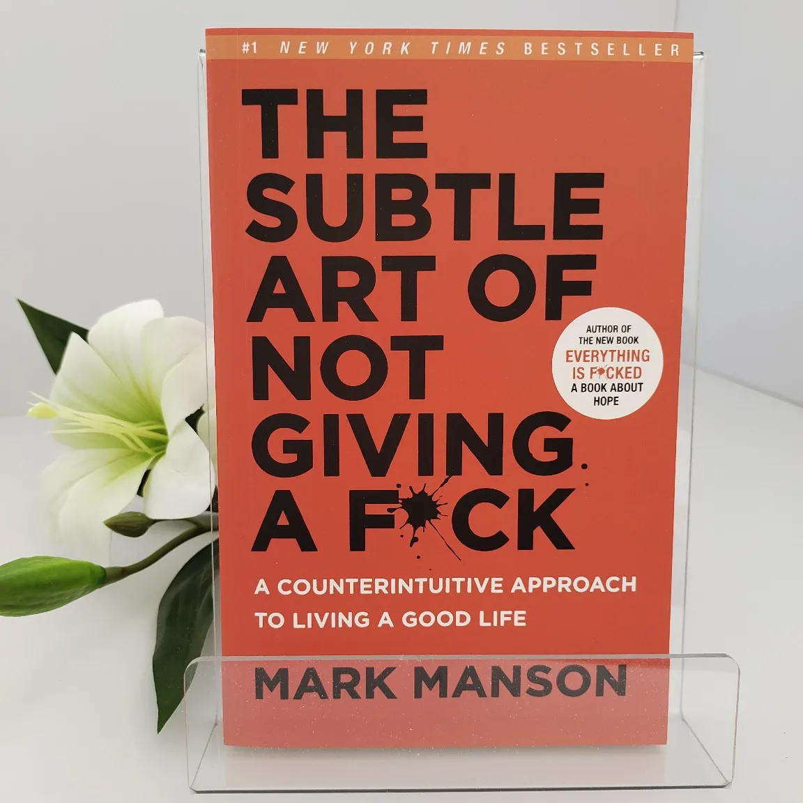The Subtle Art of Not Giving a Fck Motivational Self Help Book for Living a Good Life English Book