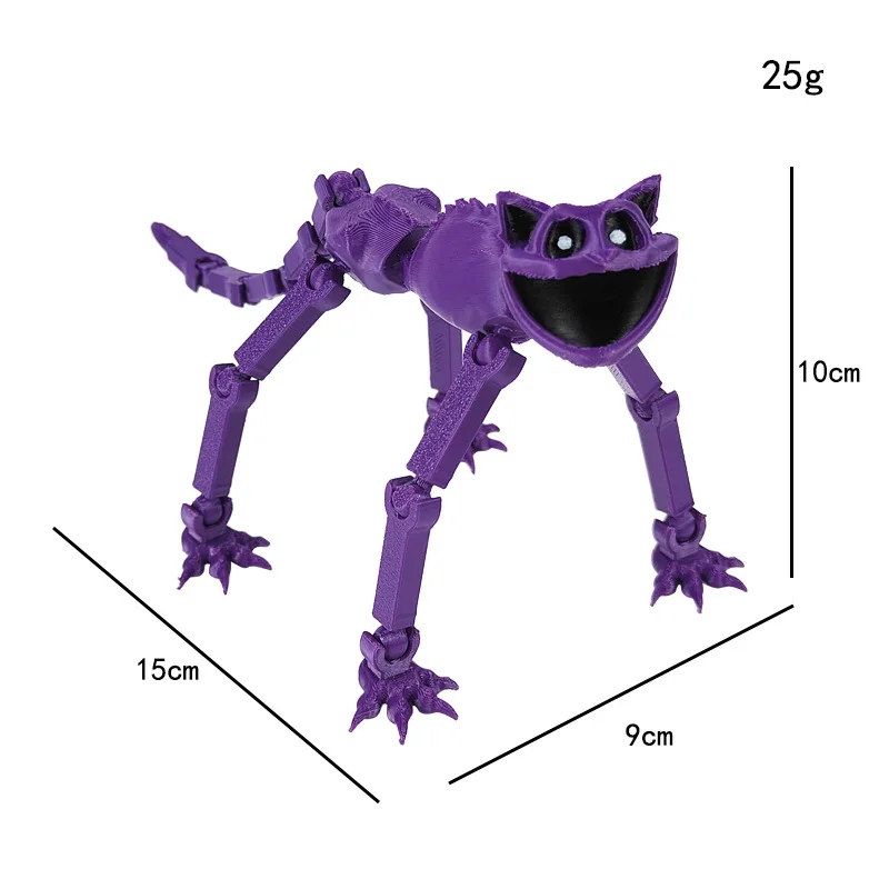 Poppy Playtime CatNap Figures Statue Smiling Critter Purple Cat Anime Action Figurine House Decoration Desk Accessories Toy