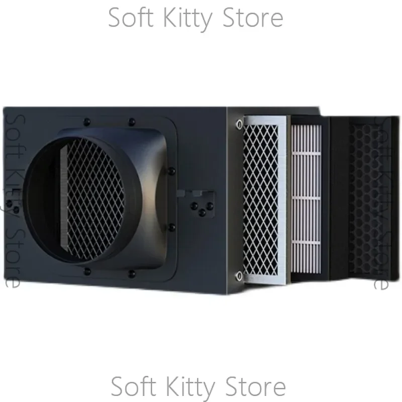 Fresh Air System Air Filter Box Indoor Front Initial Effect Medium Effect Purifier Formaldehyde Dust Removal Filter Element