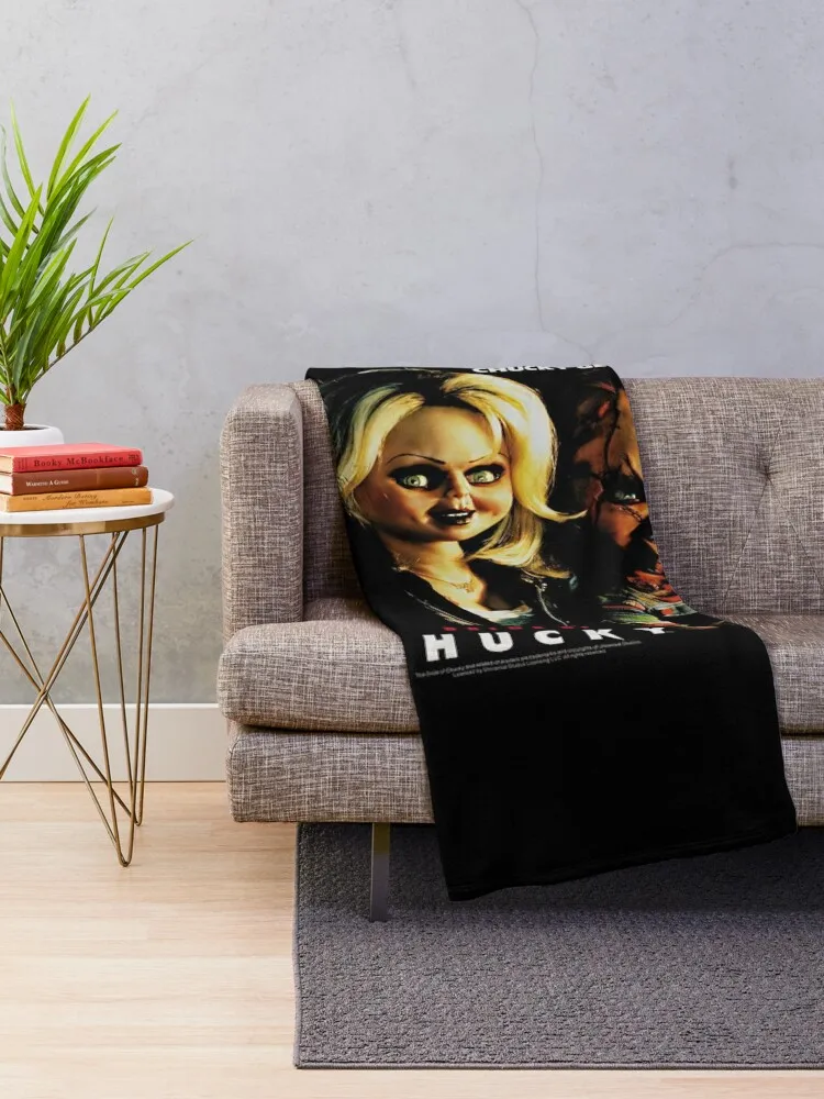 Bride Of Chucky Chucky - Gets Lucky Poster Throw Blanket Luxury Brand Winter beds Loose Fashion Sofas Blankets