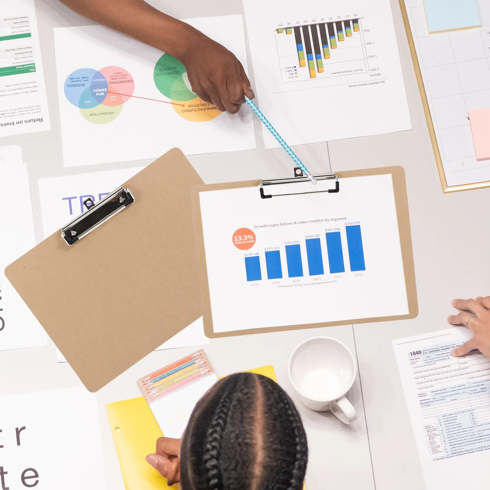 

2Pcs Premium Multi Purpose Clipboard Thick Flexible Writing Board Ideal for Office Document Storage School Notes Restaurant