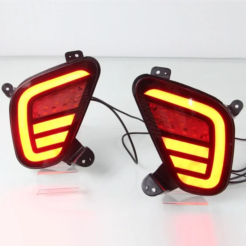 Car LED Rear Bumper Lamps For Mitsubishi Eclipse Cross 2018 2019 Brake Light Turn Signal Backup Reflector Lamp Reverse Taillight