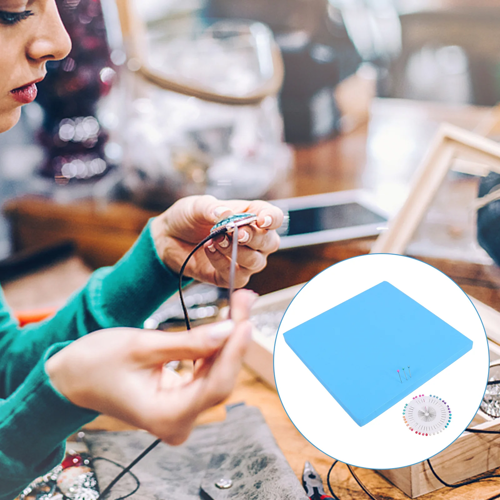 

1 Set Braiding Board White Eva Foam Craft Making Tools Handmade Weaving Disk Kumihimo Plate Jewelry Making Diy Sewing Tools