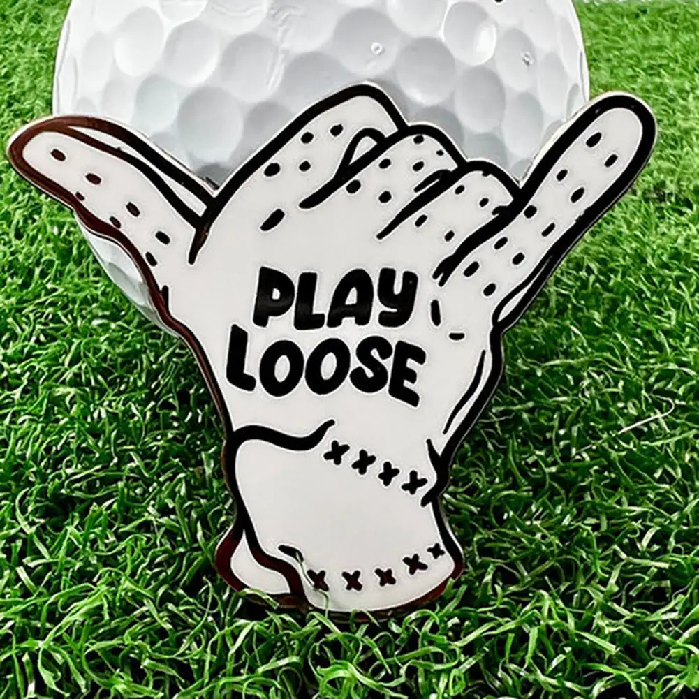 Marcador magnético de pelota de Golf, Clip de sombrero, forma creativa, resistente a la corrosión, accesorios de marcador de pelota de Golf, regalos de golfista