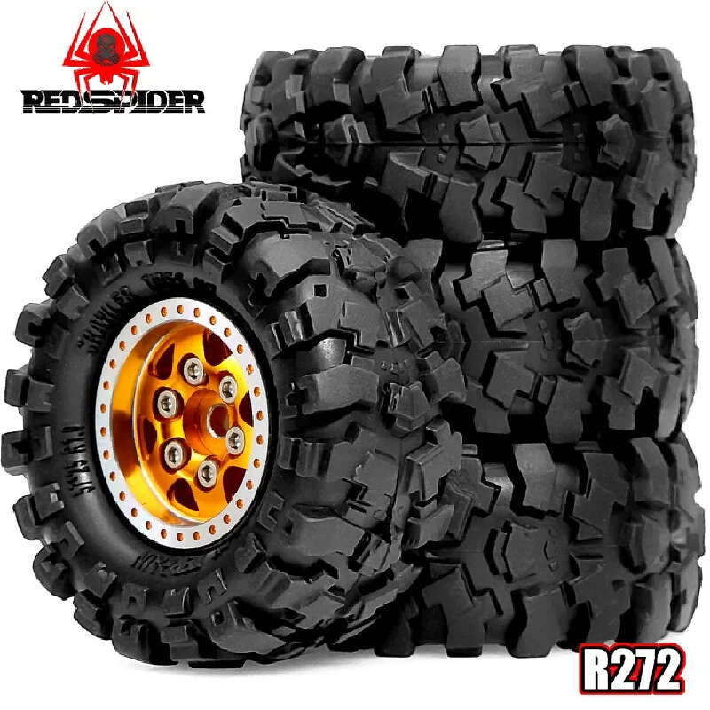 ชุดยางรถปีนเขา RS Red Spider 1/18 TRX4M Horse Climbing Car FMS Gold Mining Storm Bronco รุ่น R272 พร้อมรีโมทคอนโทรล อะไหล่และอุปกรณ์เสริม