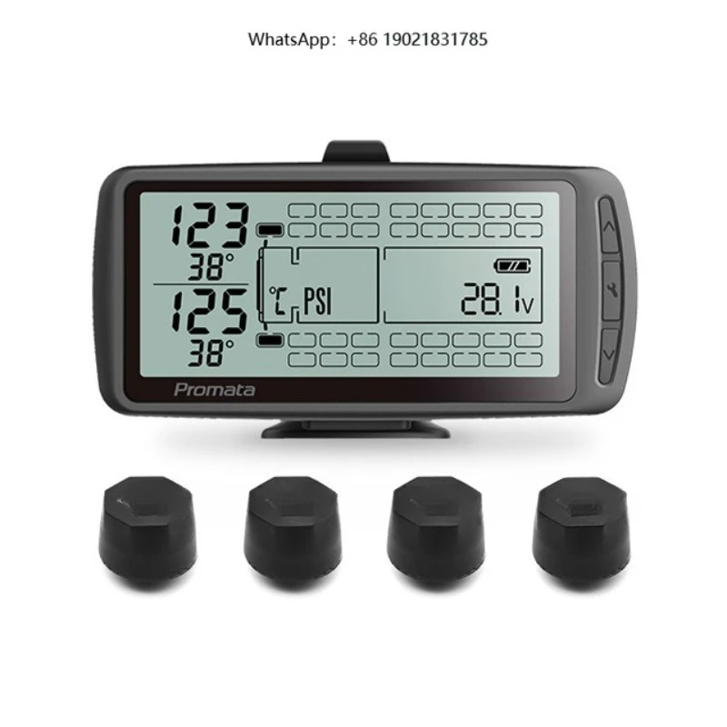 Intelligent tire pressure monitoring system, temperature leak detection 5.8-inch LCD FreshData technology 2-year battery
