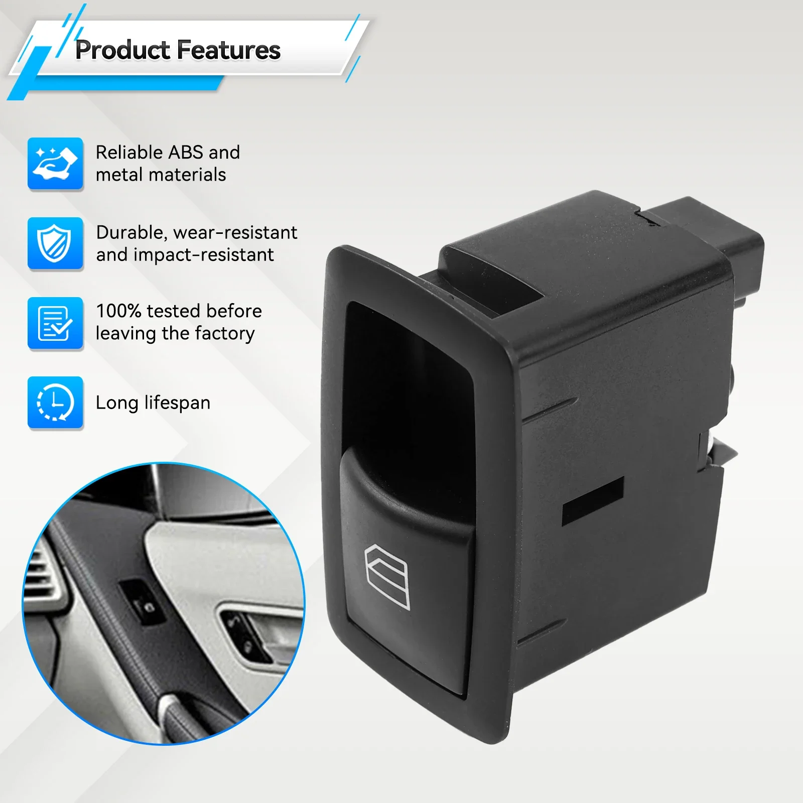 For Mercedes A B ML GL R Class W251 W169 W245 X164 W164 2518200510 Passenger Car Electric Power Window Switch Master A2518200510