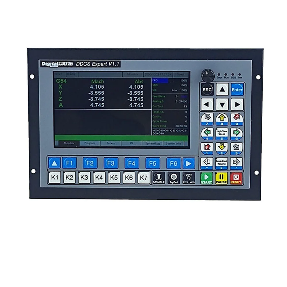 

Free Shippingl DDCS Expert Standalone Motion Controller Offline Controller Support 3 / 4 / 5 axis USB CNC Controller Interface