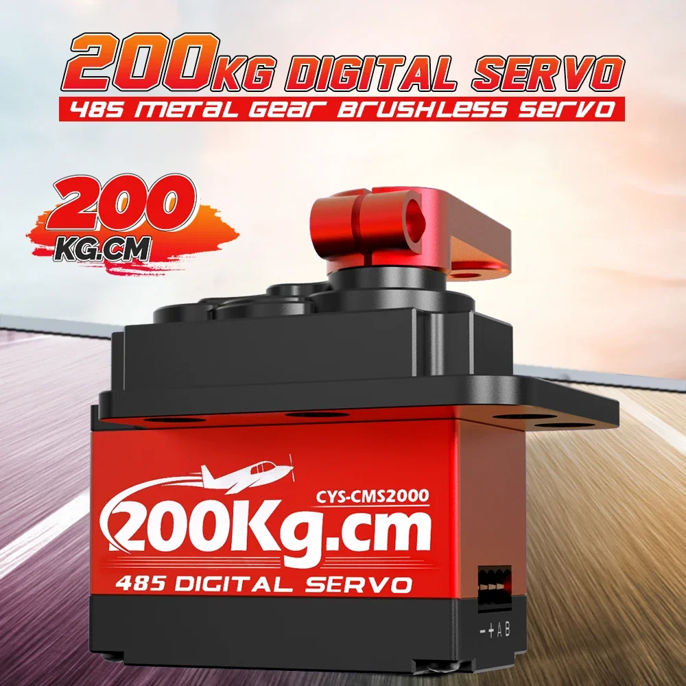 2025 Brushless Ultra Torque  200kg Magnetic Encoder RC Robotic Servo RS485 360 Degrees 485 Protocol for Industry