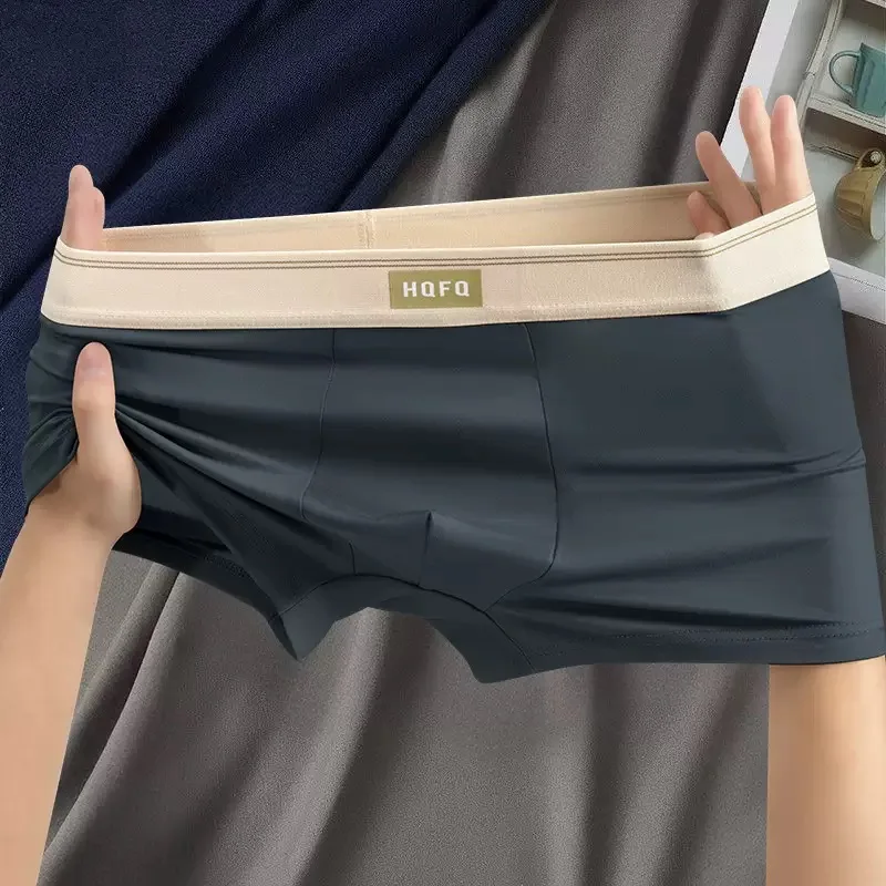 4pcs Men Underwear BoxerShorts Hombre Panties Man Breathable Underpants Sexy Sports Comfort U Convex Male Boxers Large Size 4XL - Image 4