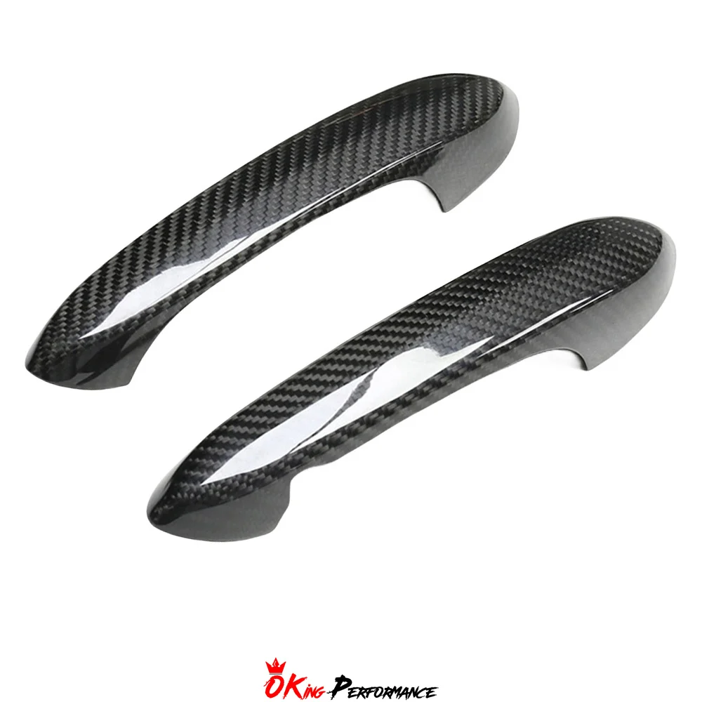 Dry Carbon Fiber Door Handle Cover For Toyo Supra MK5 A90 A91 GR