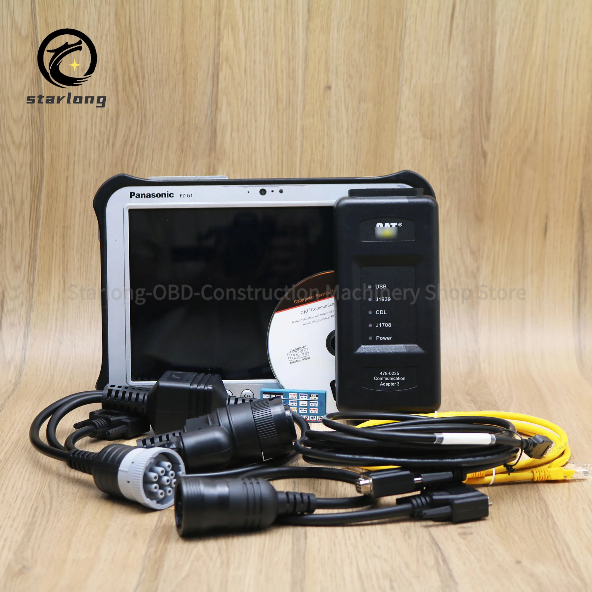 ET4 Communication Adapter3 478-0235 538-5051 Diagnostic Tool for Caterpillar CAT Truck Excavator scanner With 2023A software