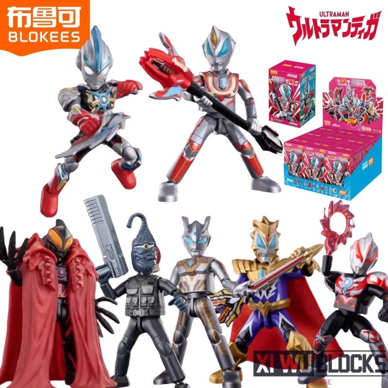 

BLOKEES Ultraman Building Blocks GALAXY VERSION 14 Movable Models Ultraman Geed Ultimate Final Assembled Children's Gifts