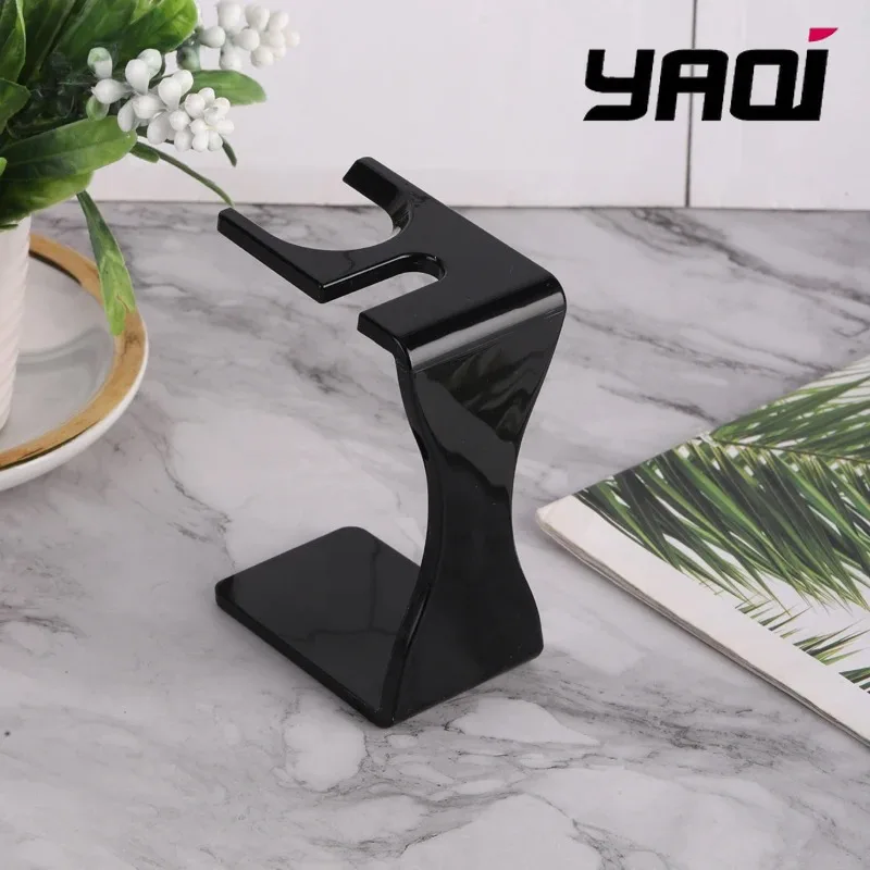 2026 Flash Sale! YAQI Cheap Creamy Black Color Shaving Brush and Razor Holder, Fast Shipping