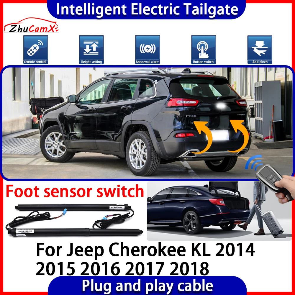 

Automatic Lifting kit Opening Trunk Intelligent Electric Tail Gate Lift Tailgate for Jeep Cherokee KL 2014 2015 2016 2017 2018