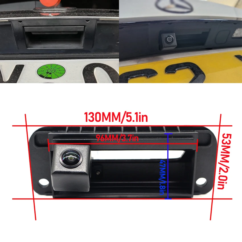 HD Rear Camera For Mercedes Benz Classe C W204 S204 C204 C180 C200 C260 2008 ~ 2015 Trunk Handle Parking Reversing Camera