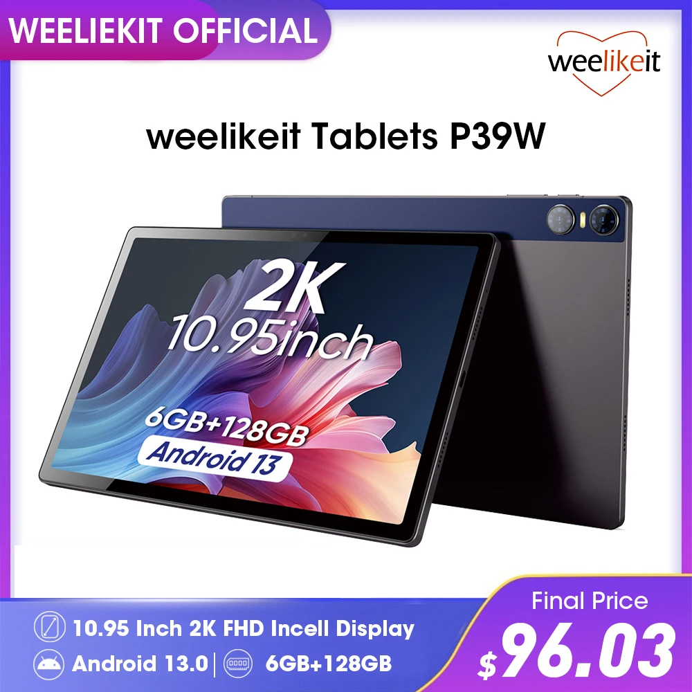 weelikeit Android 13 Tablet MTK 8183 8-core 11