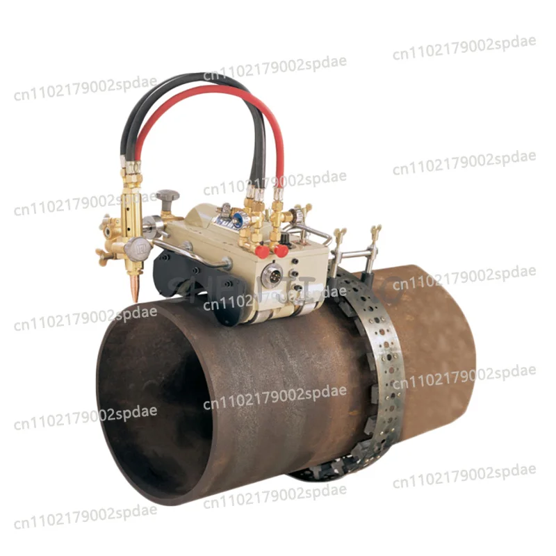 220V Semi Automatic Magnetic Flame Pipe Cutting Machine Electric Pipeline Cutter For Industrial Steel Pipe Processing