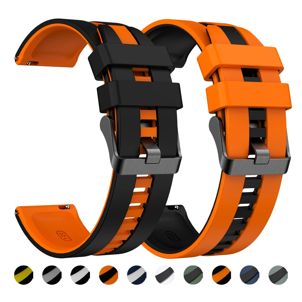Silicone Watch Band 22Mm - Pasek silikonowy 20mm 22mm do Huami