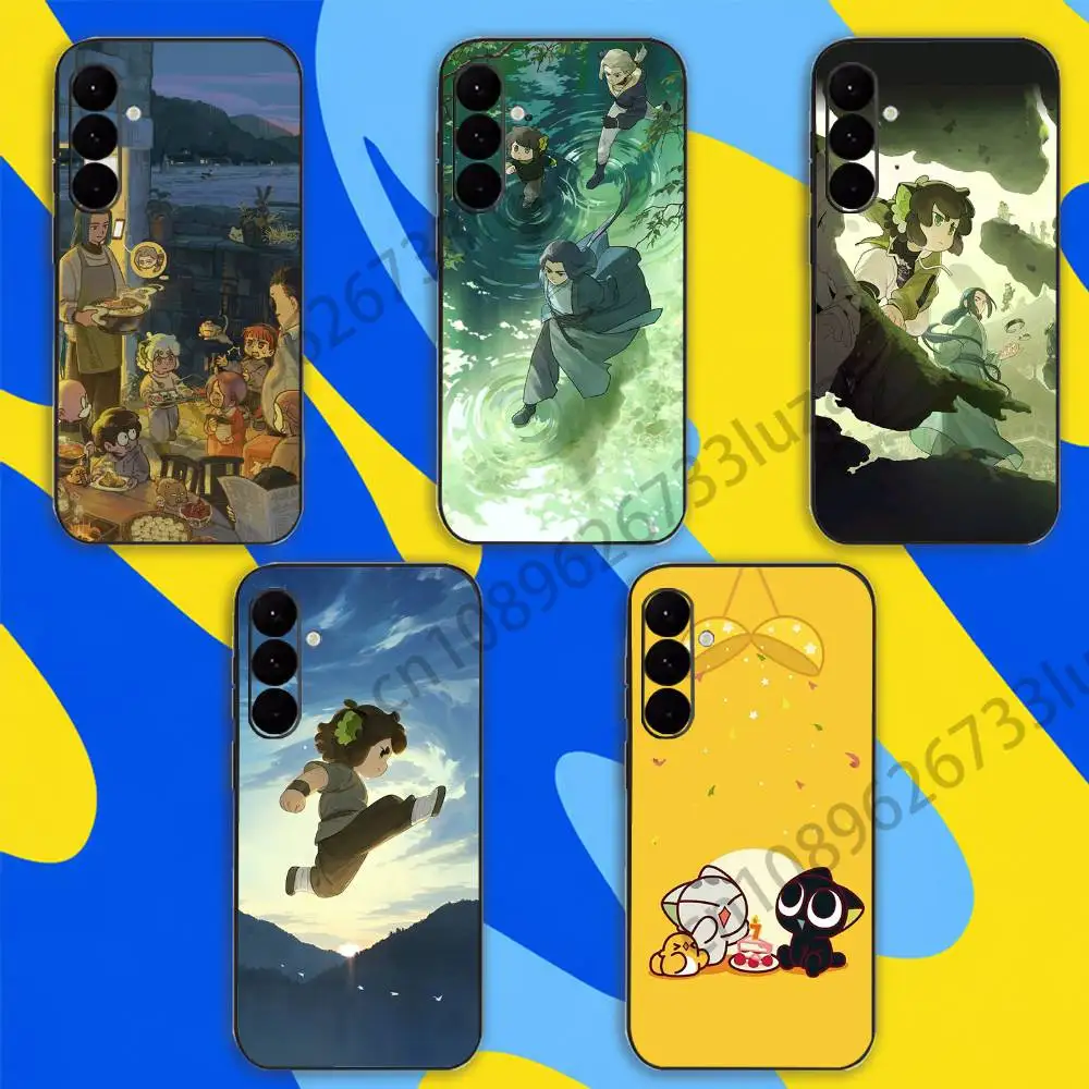 L-Luo X-Xiaohei   for Samsung Galaxy A70 A20 A21 A31 A51 A71 A22 A52 A72 A13 A23 A33 A73  Protection Back Cover