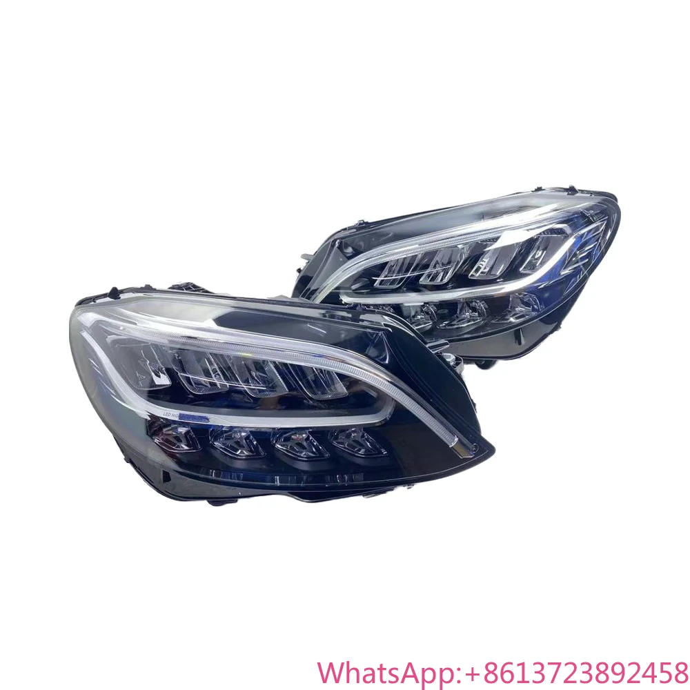 

For High Quality LED Headlights for Mercedes-Benz C-Class W205 C205 Wholesale 6000k Color Front Lights for Left Right A205906540
