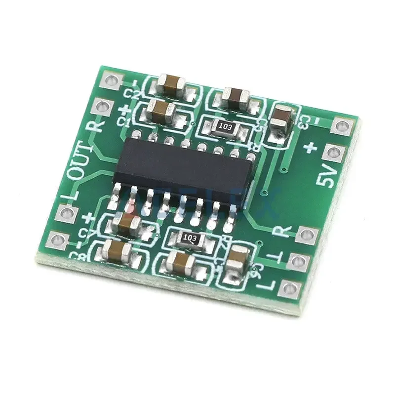 PAM8403 Super mini digital amplifier board 2 * 3W Class D digital amplifier board efficient 2.5 to 5V USB power supply