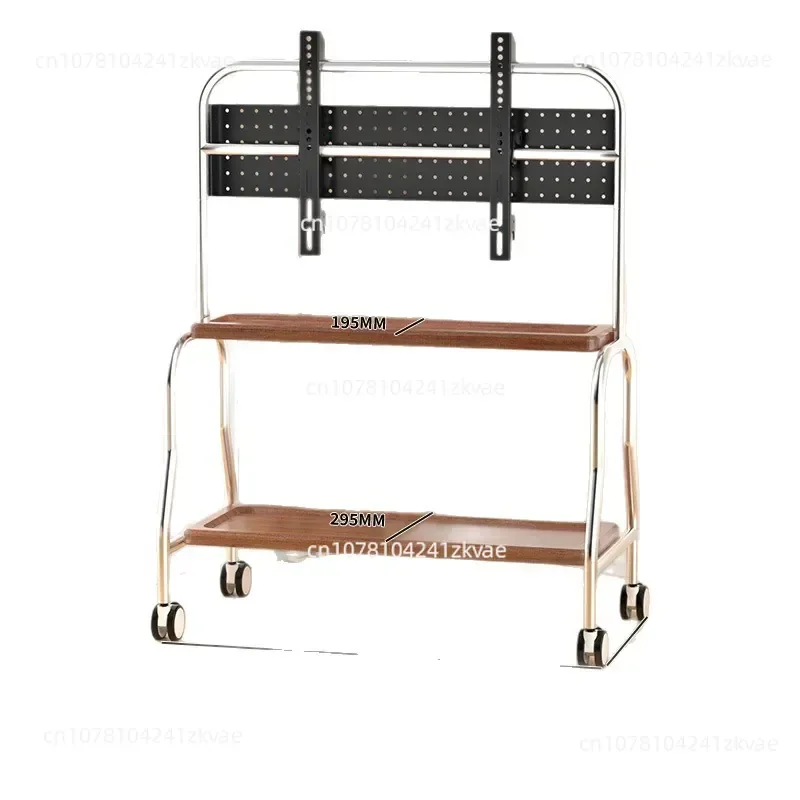 Art Floor Stand Removable TV Stand Floor Roller Cart 32-75 Inches Household, Universal