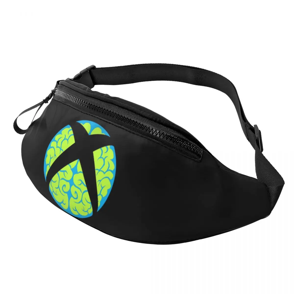 

Green Xbox Logo Waist Bag for Women Men Crossbody Fanny Pack Running Phone Money Pouch