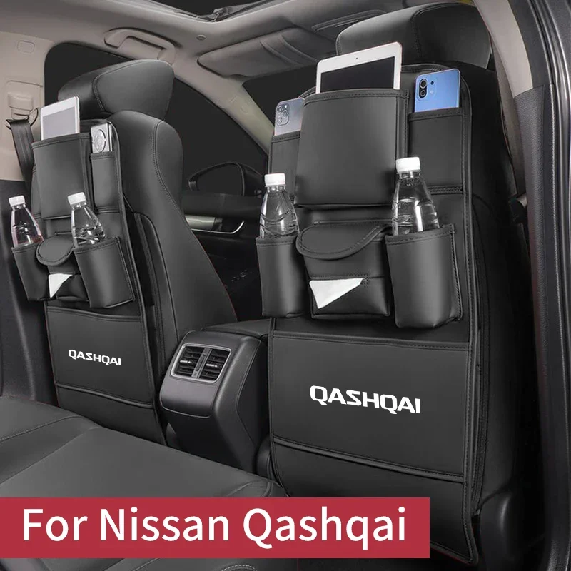 

For Nissan Qashqai J10 J11 J12 Car Seat Anti Kick Pad Anti Dirt Leather Pad Car Seat Back Row Child Anti Kick Protection Pad