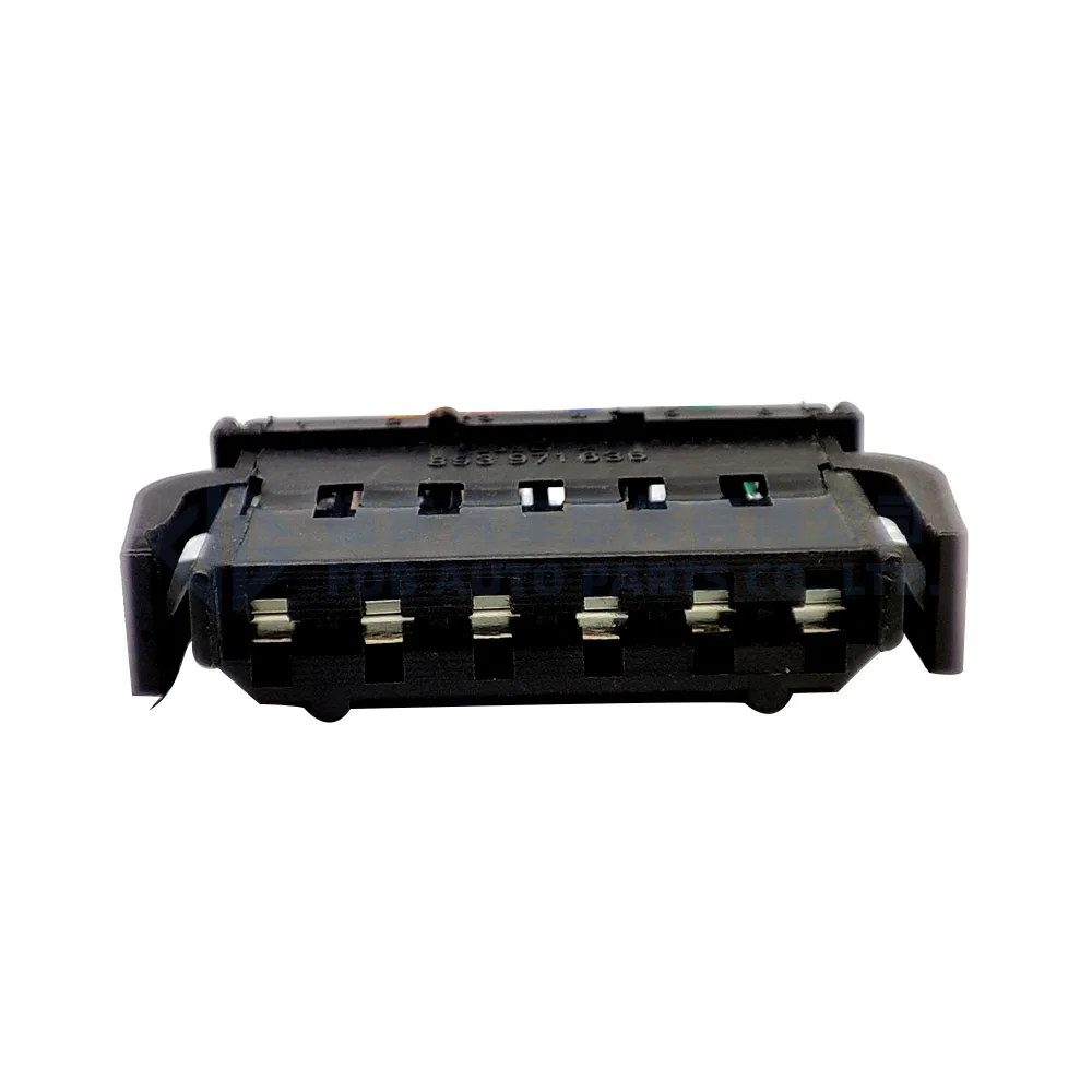 6 Pin Automotive Connector Female Auto Rear Tail Light Lamp Plug 893971636 893 971 636 For VW Beetle Golf Cabriolet CC A4 S4 A6 - view 4