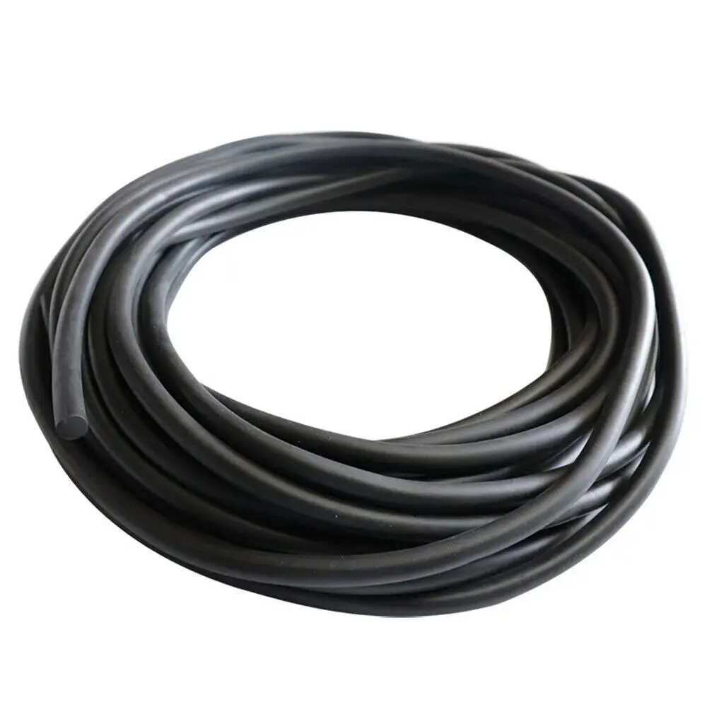 1-10Meter Cylinder NBR Nitrile Rubber Sealing Strip Black Solid Round O-Bar Seal Oil Resistance Diameter 1-30mm