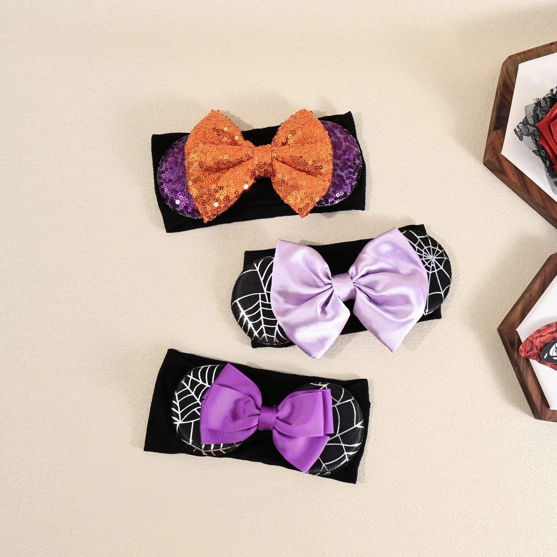 عصابات رأس للفتيات الصغيرات للهالوين، عصابة رأس على شكل آذان الماوس لحديثي الولادة والأطفال، أغطية رأس للحفلات الكرتونية، إكسسوارات للشعر بنفسك