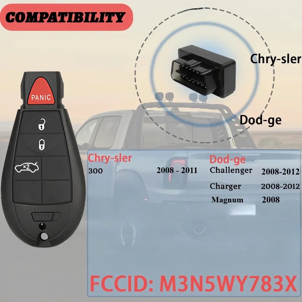 M3N5WY783X OBD Key Programmer Tool Keyless Remote Compatible programing online For Chrysler 300 Dodge Charger/Challenger/Magnum