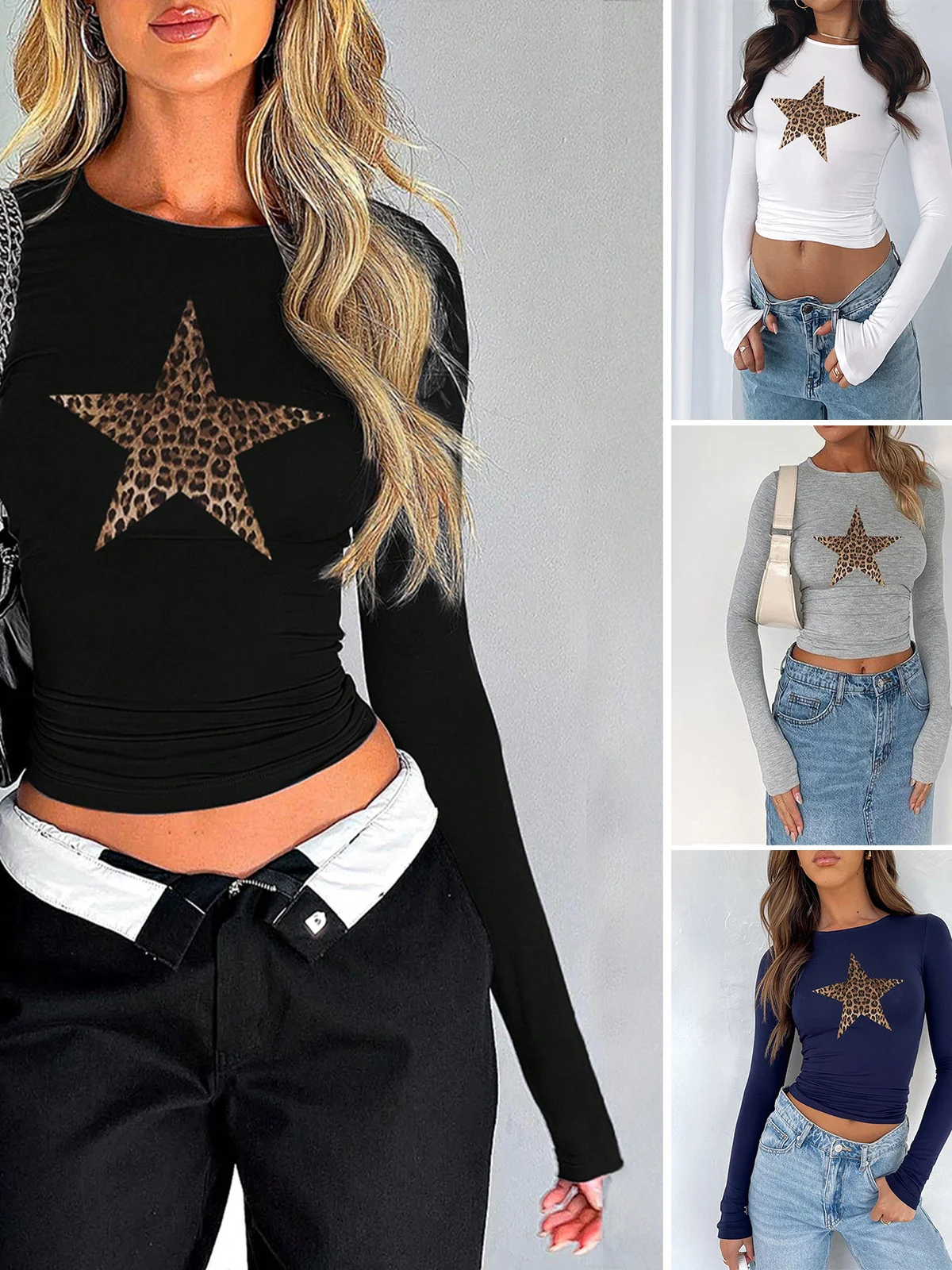 

Сексуальная женская футболка с принтом Long Sve, укороченный топ с высокой талией, закрывающая талию футболка с обнажающим животом, повседневный удобный топ