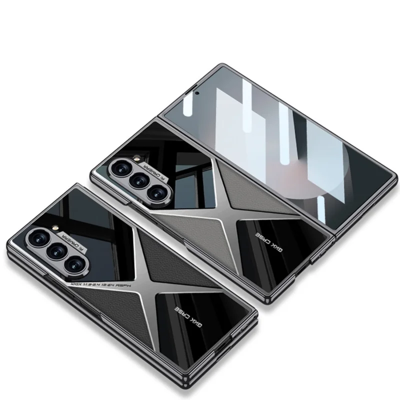 Electroplated Hard PC Case for Samsung Galaxy Z Fold Series - usage example